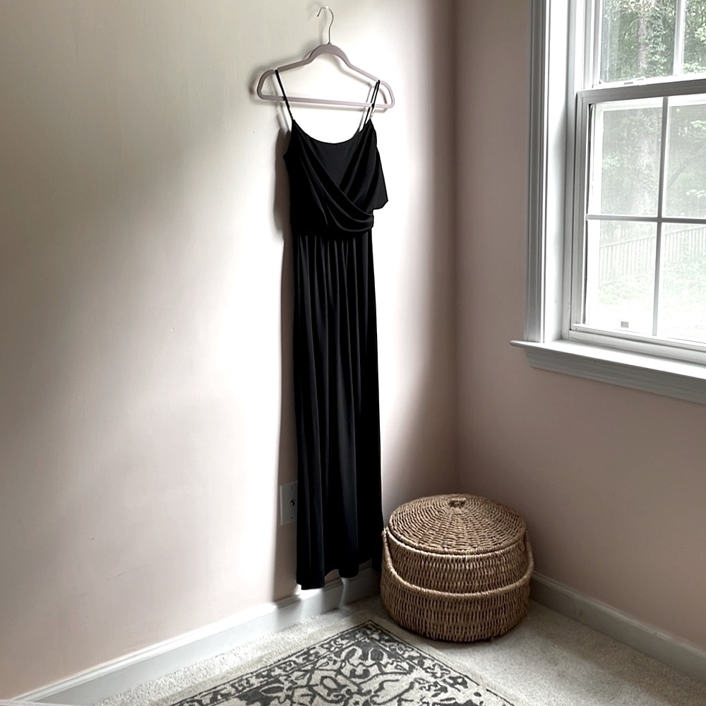 EUC Lauren Ralph Lauren Black Maxi Dress Size 4